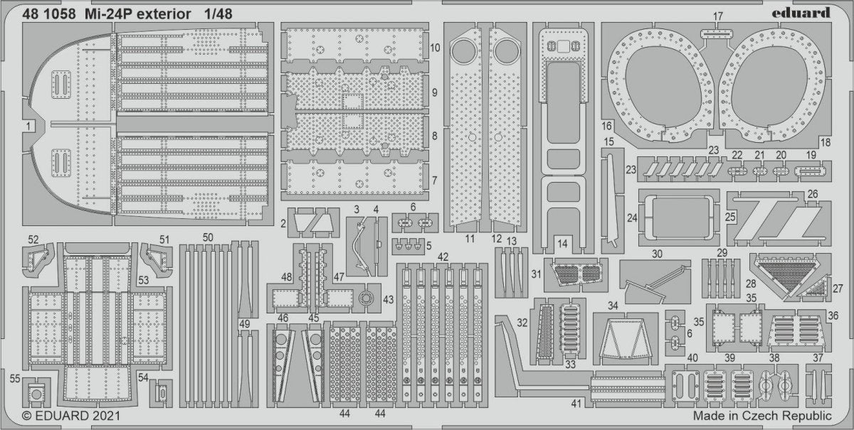 Eduard BIG49305 Mi-24P ZVEZDA 1/48 – obrázek 6