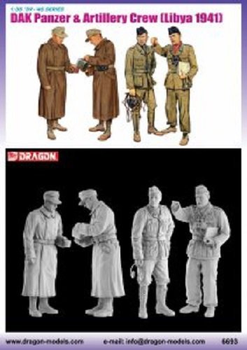 Dragon 6693 DAK Panzer Artillery Crew (Libya 1941) 1/35 – image 2