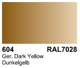 Vallejo 70604 Surface Jaune foncé allemand RAL 7028 17ml.