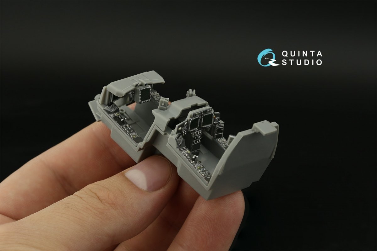 Quinta Studio QD48375 AH-64E 3D-Printed &amp;amp; colored Interior on decal paper (Hasegawa) 1/48 – image 8