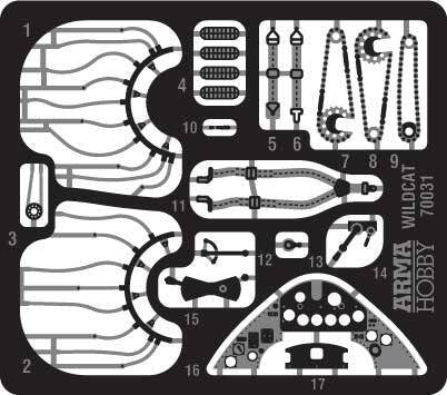 Arma Hobby 70050 FM-1 &amp;amp; FM-2 Wildcat Deluxe Set 1/72 – Bild 13