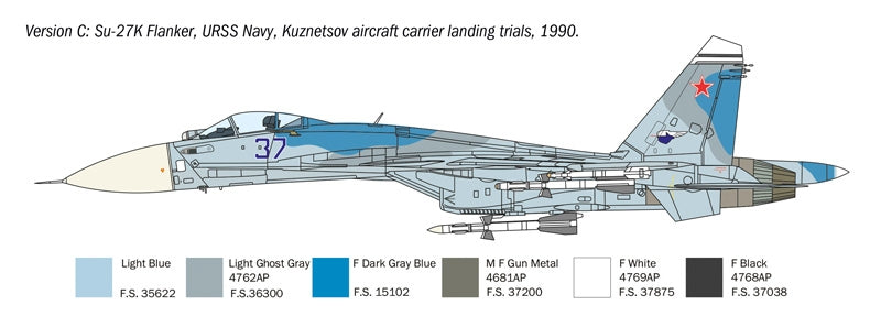 Italeri 0197 SU-33D Flanker-D 1/72 – Bild 8