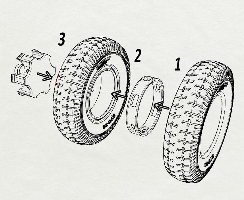 Panzer Art RE35-582 Lancia 3Ro Road wheels (commercial pattern) 1/35 – obrázek 4