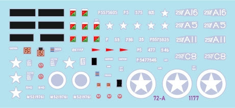 Star Decals 72-A1177 D-Day DUKW + SEEP. British Amphibians #2. 297 Coy (GT) RASC and Beach Group. 1/72 – image 2