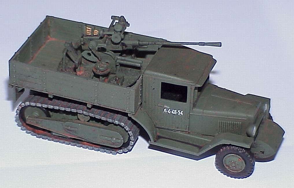 PST 72033 37mm AASP Gun/ZiS 42 Half-truck 1/72 – image 2