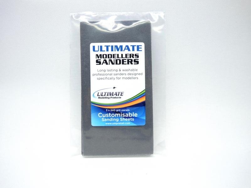 Ultimate Modeling Products UMP055 Ultimate Customisable Sanding Sheets - 240 grit