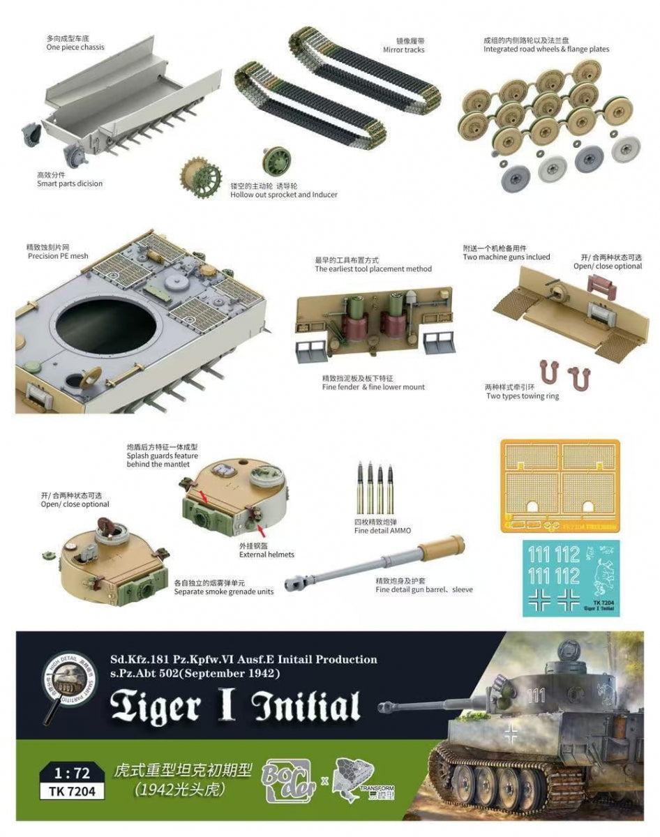 Border Model TK-7204 Tiger I Initial 1/72 – image 2