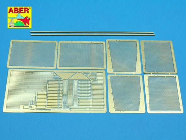 Aber 35A066 Side mesh covers for Pz.IV, Jagdpanzer IV (A), Stug.IV- late (1/35)