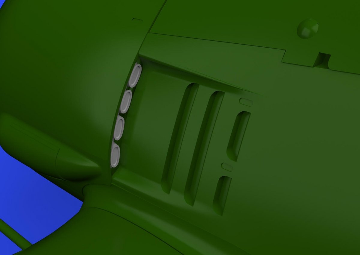Eduard 648381 Fw 190A exhaust stacks EDUARD 1/48 – obrázek 4