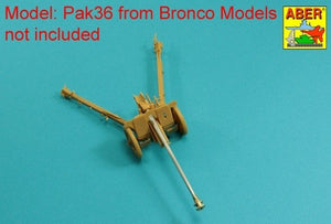 Aber 35L-166 Barrel for German 76.2mm Pak 36(r) Anti-tank Gun Fit to BRONCO model 35056 1/35 – Bild 3