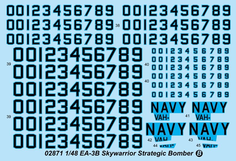 Trumpeter 02871 EA-3B Skywarrior Strategic Bomber – image 5