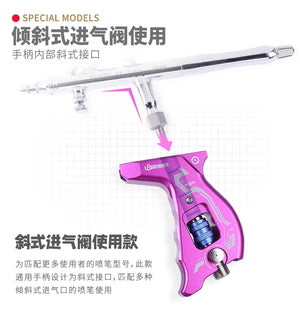 U-Star UA-90941 Airbrush Grip (Purple) – obrázek 2