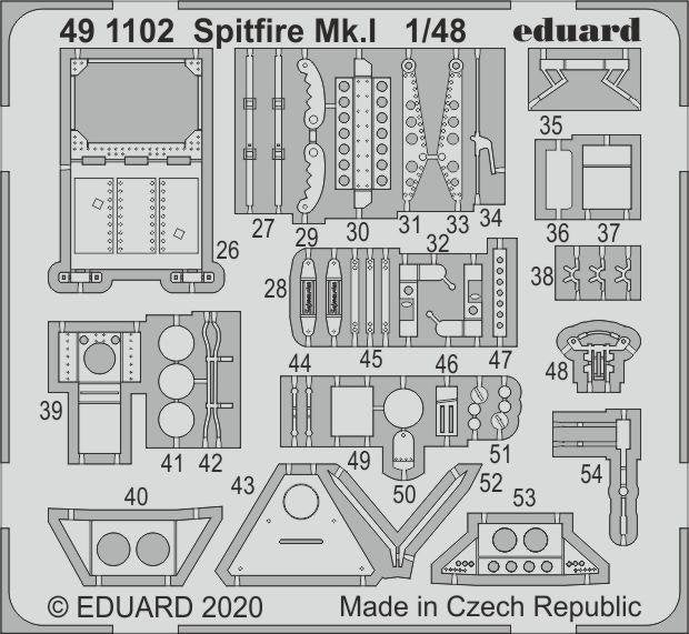 Eduard 491102 Spitfire Mk. I 1/48 AIRFIX – image 2
