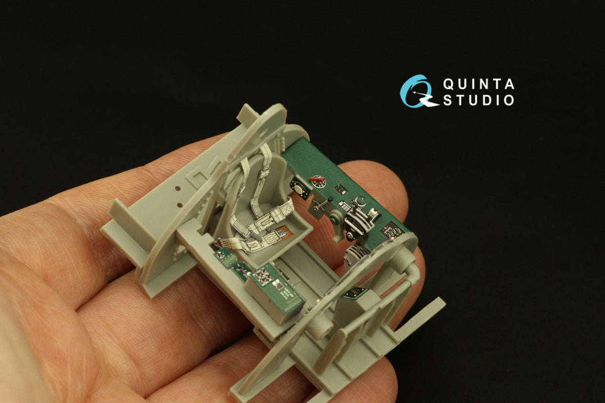 Quinta Studio QD32185 F4F-4 Wildcat 3D-Printed colored Interior on decal paper (Trumpeter) 1/32 – Bild 8