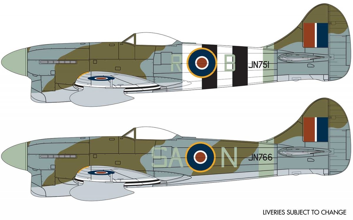 Airfix 02109 Hawker Tempest Mk.V 1/72 – imagen 3