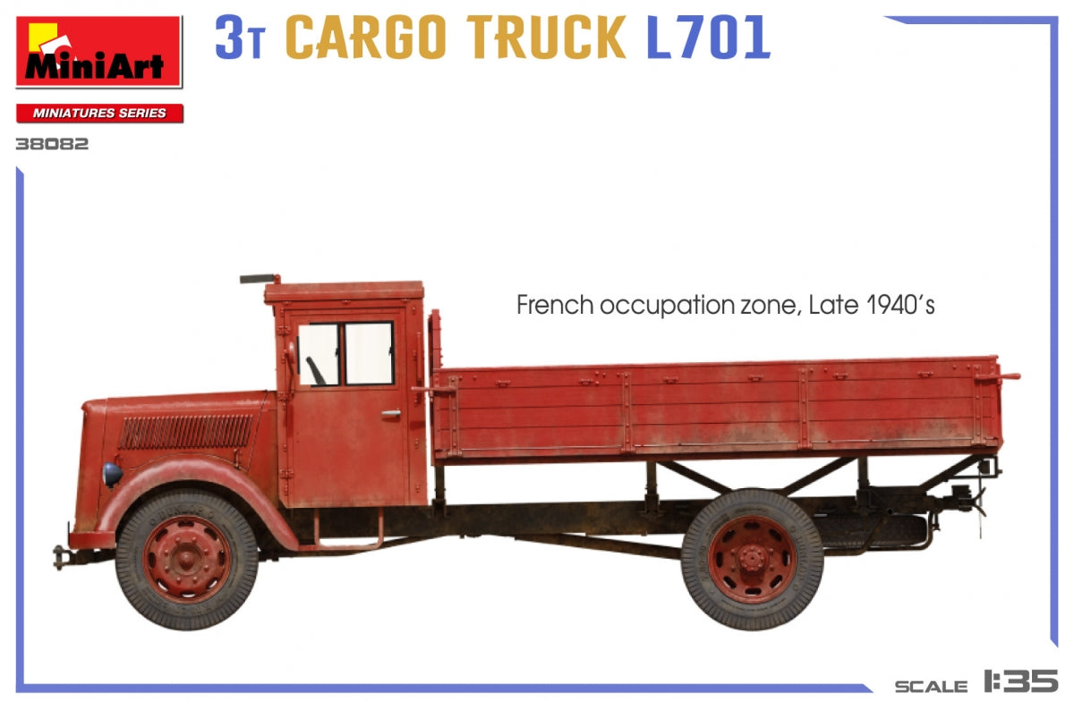 MiniArt 38082 3T CARGO TRUCK L701 1/35 – image 4