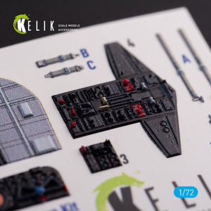 KELIK K72082 S-2A Tracker interior 3D decals for Hasegawa kit 1/72 – image 5