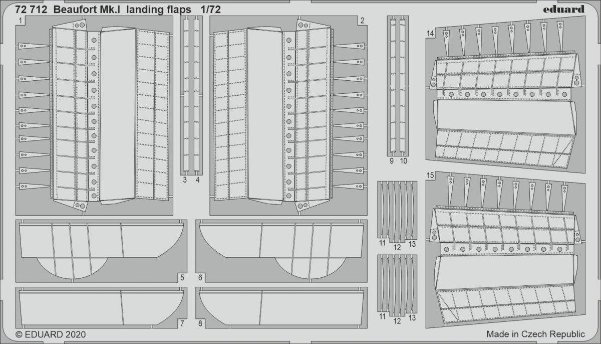 Eduard BIG72163 Beaufort Mk.I for AIRFIX 1/72 – Bild 3