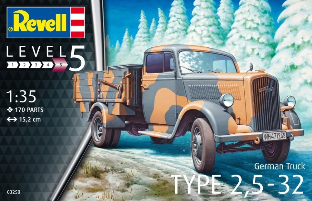 Revell 03250 German Truck TYPE 2.5-32 (1/35)