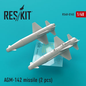 RESKIT RS48-0145 AGM-142 missile (2 pcs) 1/48