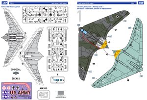 AMP 72017 Early Horten H IX V1 project w/BMW 003j 1/72 – image 5