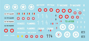 Star Decals 72-A1108 FFI # 1 Captured German tanks. French Resistance - Forces Françaises de l&amp;#39;Intérieur 1/72 – Bild 3