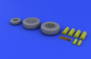 Eduard 648017 F-22A wheels 1/48 (Hasegawa) – Bild 3