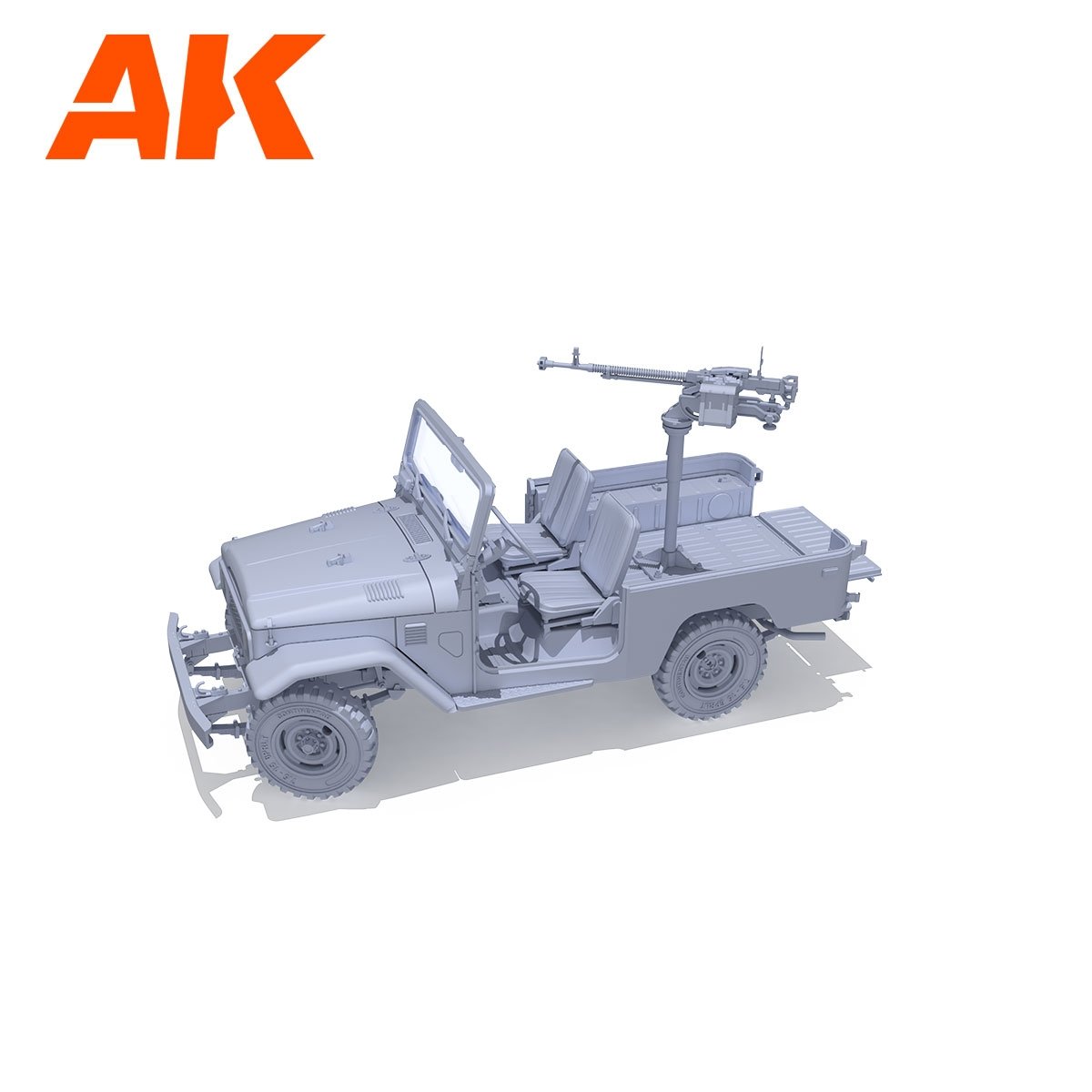 AK Interactive AK35002 FJ43 PICKUP WITH DSHKM 1/35 – image 8