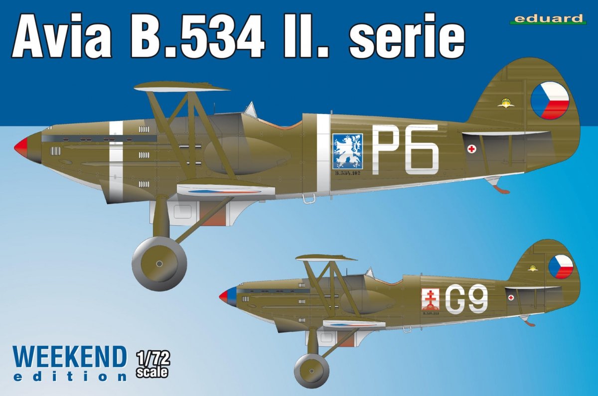 Eduard 7448 B-534 II. 1/72 series