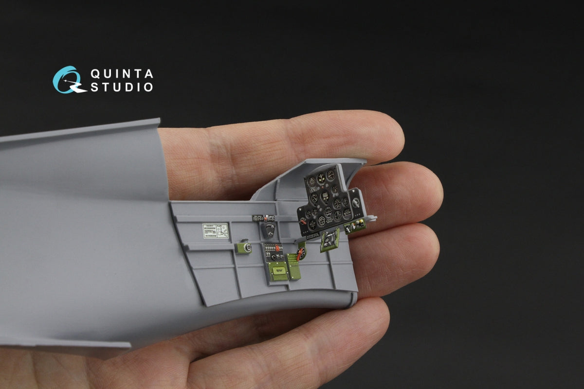 Quinta Studio QD32255 Curtiss H-75 Hawk 3D-Printed &amp;amp; colored Interior on decal paper (Special Hobby) 1/32 – imagen 3