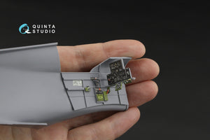 Quinta Studio QD32255 Curtiss H-75 Hawk 3D-Printed &amp;amp; colored Interior on decal paper (Special Hobby) 1/32 – imagen 3