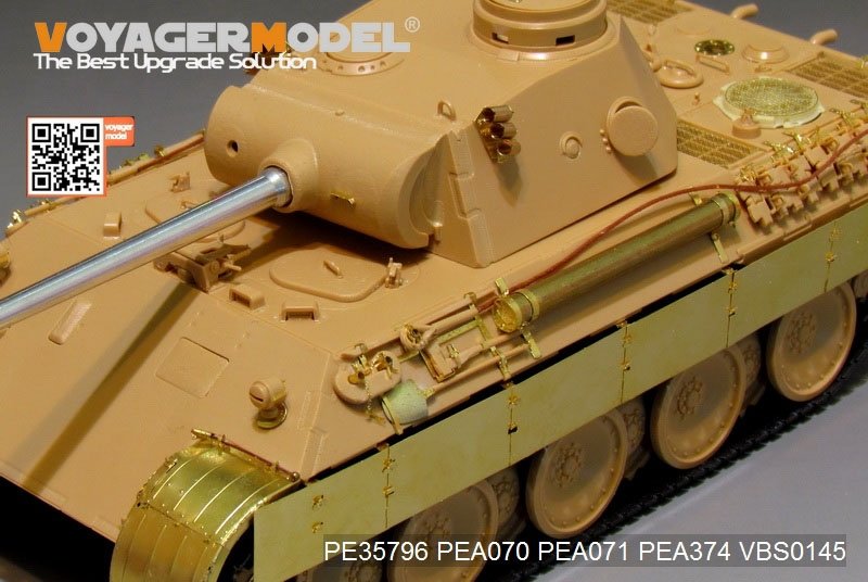 Voyager Model PEA374 WWII German Panther A/D Schurzen For TAMIYA 1/35 – obrázek 2