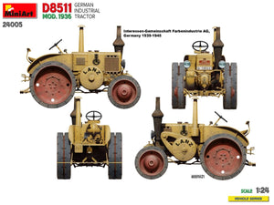 MiniArt 24005 GERMAN INDUSTRIAL TRACTOR D8511 MOD. 1936 1/24 – obrázek 5