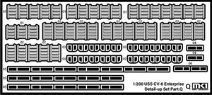 MK1 Design MD-20021 US Navy Aircraft Carrier CV-6 Enterprise Detail Up Parts Dx for Trumpeter 1/200 – Bild 47