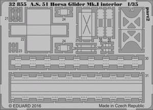 Eduard 32855 AS 51 Horsa Glider Mk. And interior 1/35 BRONCO