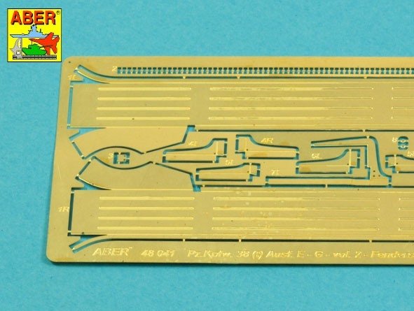 Aber 48041 Pz.Kpfw..38 (t) Ausf. E/F/G German tank Pz.38 (t) pt.2-fenders 1/48 – imagen 2