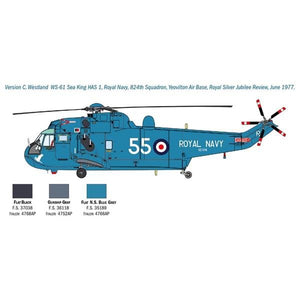Italeri 1433 SH-3D Sea King Moon Landing 50th Anniv. 1/72 – zdjęcie 5