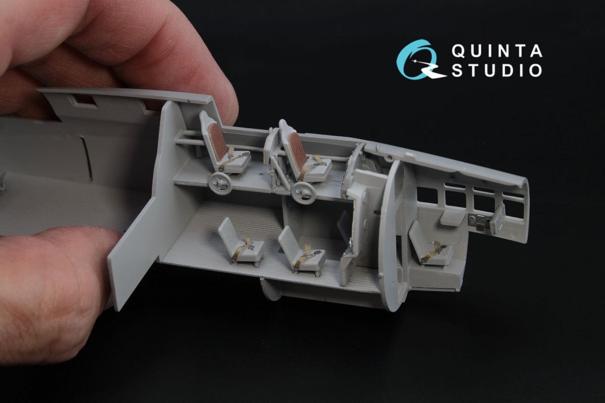 Quinta Studio QD72005 Pe-8/TB-7 3D-Printed &amp;amp; colored Interior on decal paper for Zvezda 1/72 – image 6