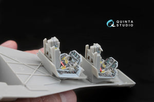 Quinta Studio QD48032 F-16D 3D-Printed &amp;amp; colored Interior on decal paper (for Hasegawa kit) 1/48 – image 8