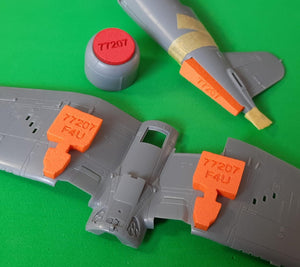 Omask 77207 F4U Corsair wheel bay plugs (for Tamiya) 1/72 – image 2