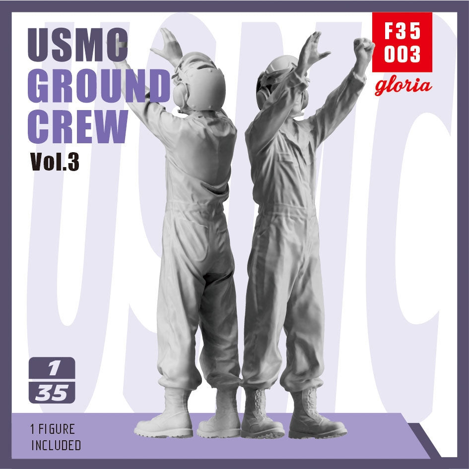 Gloria F35003 USMC Ground Crew Type 3 3D Printed Figures 1/35 – image 2
