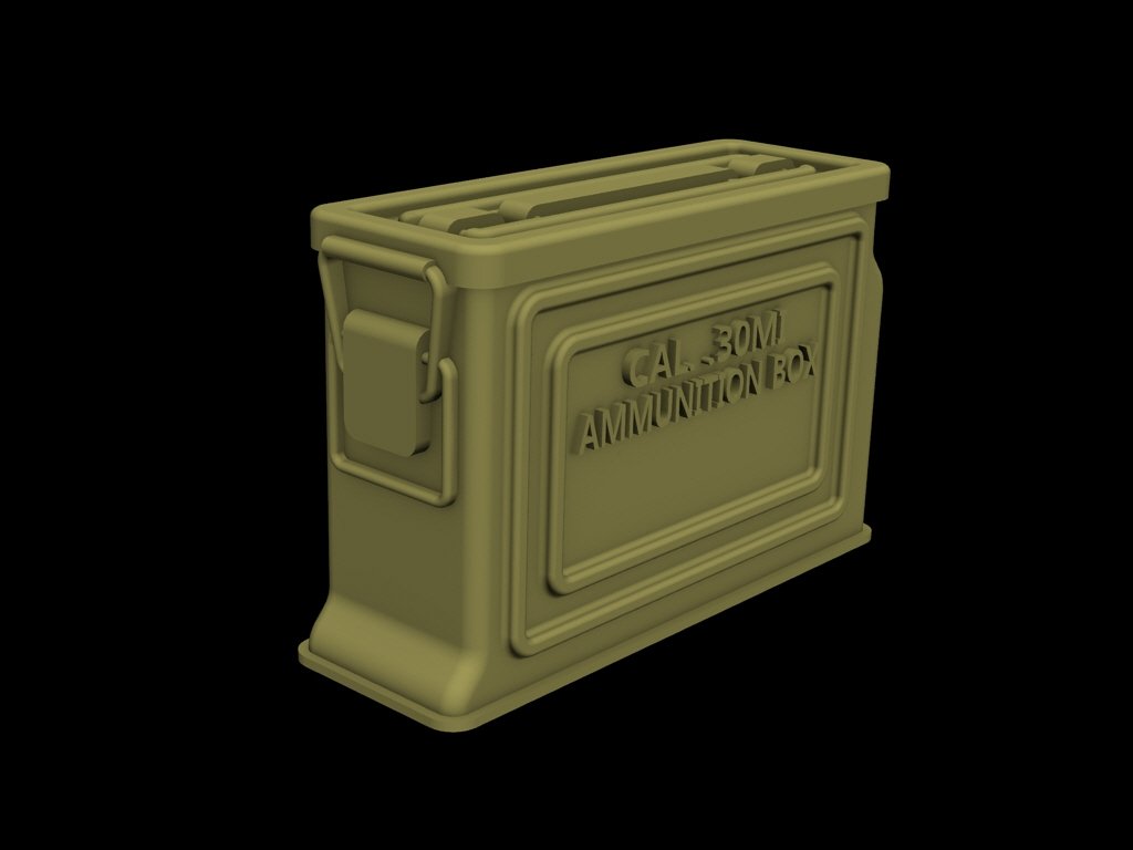 Panzer Art RE35-393 US ammo boxes for 0.3 ammo (metal pattern) 1/35 – Bild 4