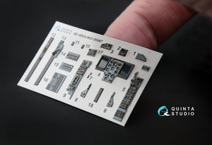 Quinta Studio QD48024 MiG-29 SMT (9-19) 3D-Printed &amp;amp; colored Interior on decal paper (for GWH kits) 1/48 – image 8