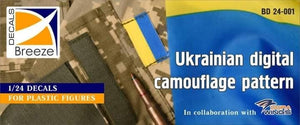 Breeze Decals 24-001 Ukrainian Digital Camouflage Pattern 1/24 – obrázek 2