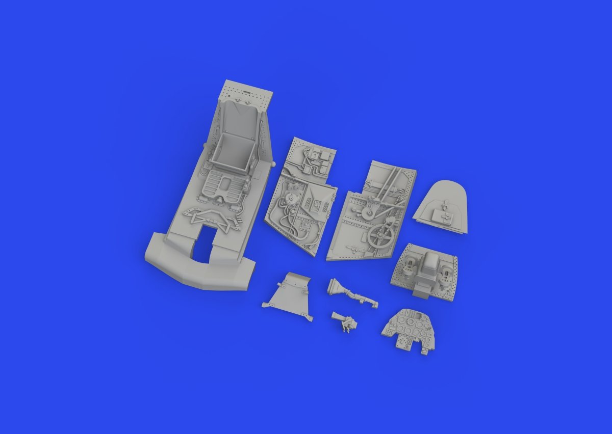 Eduard 672327 Bf 109F cockpit PRINT EDUARD 1/72 – immagine 4