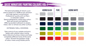 Hataka HTK-DS01 Basic Miniature Painting Colors vol. 1 6x17 ml – imagen 2