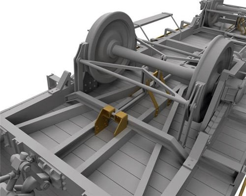 Thunder Model 35901 German Gedeckter Guterwagen G10 1/35 – immagine 5