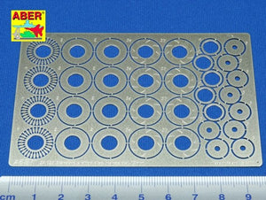 Aber 24023 Standard slotted brake discs dia. 13mm (1/24) – imagen 2