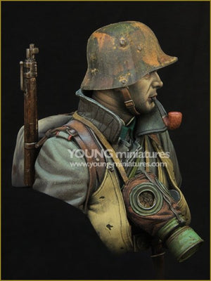 Young Miniatures YM1857 GERMAN STORMTROOPER WWI 1/10 – obrázek 7