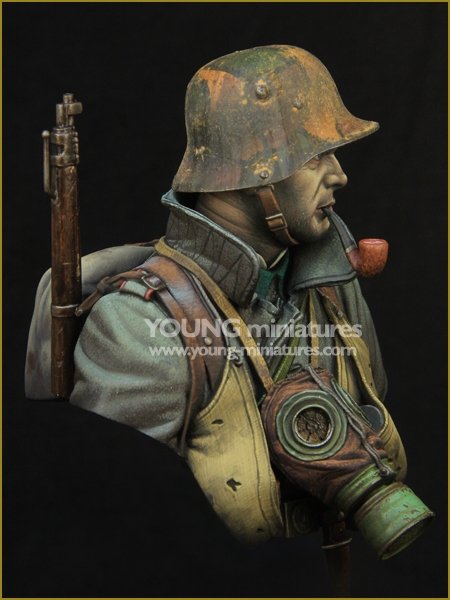 Young Miniatures YM1857 GERMAN STORMTROOPER WWI 1/10 – obrázek 7